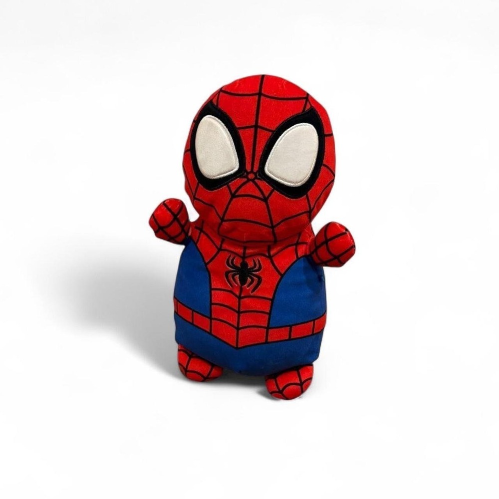 Marvel Spidey and His Amazing Friends Spider-Man Plush Stuffed Toy Red Blue